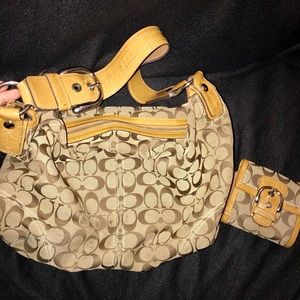 Coach handbag and wallet